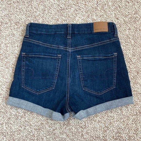 American Eagle Dark Wash Jean Shorts - Picture 3 of 4